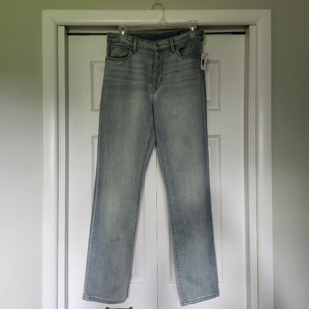 Buffalo David Bitton Light Blue Straight Leg Jeans